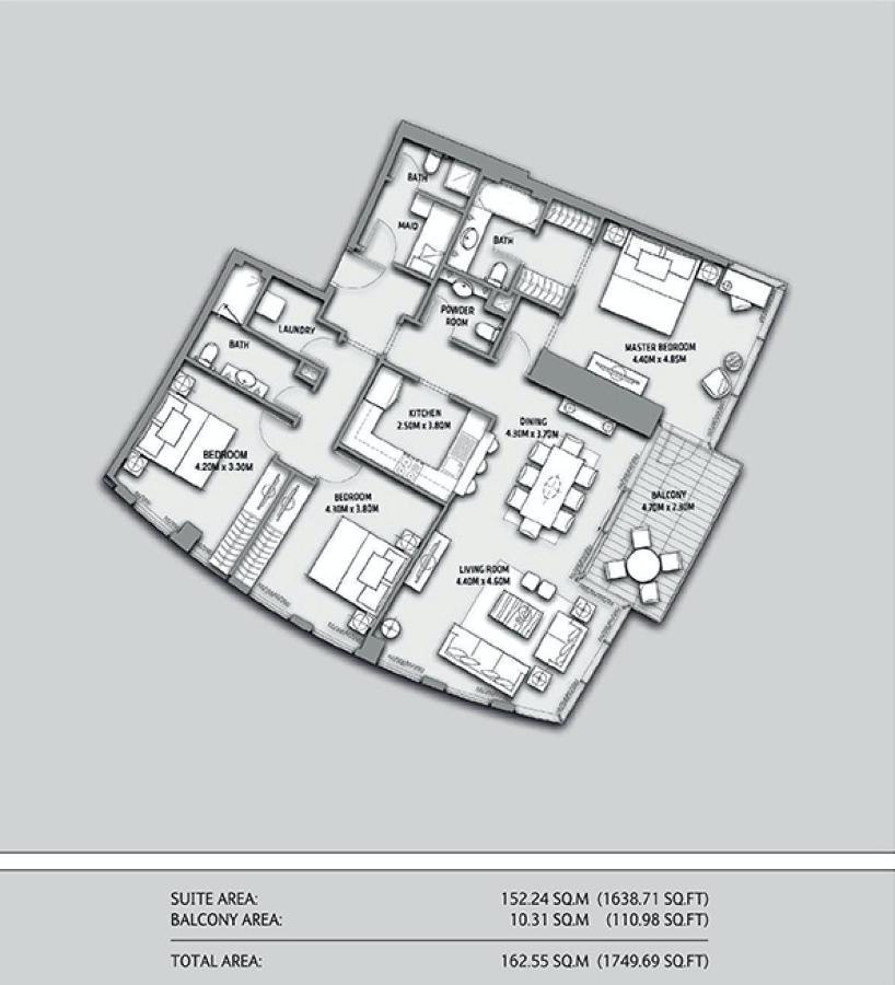First Class 3Br With Full Burj Khalifa And Fountain View Dubai Exterior foto
