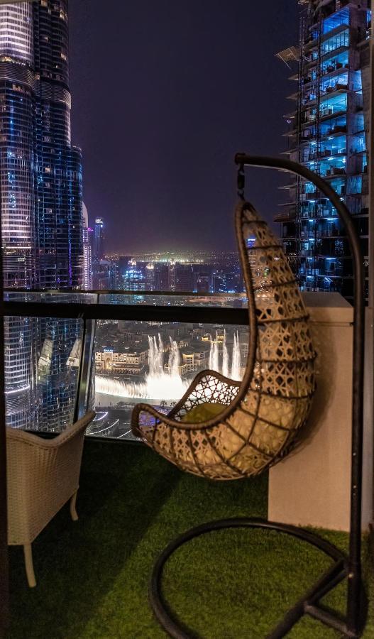 First Class 3Br With Full Burj Khalifa And Fountain View Dubai Exterior foto