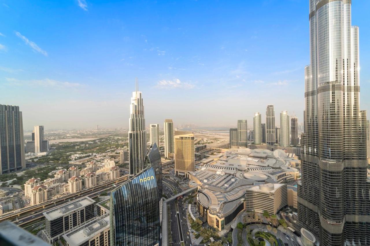 First Class 3Br With Full Burj Khalifa And Fountain View Dubai Exterior foto