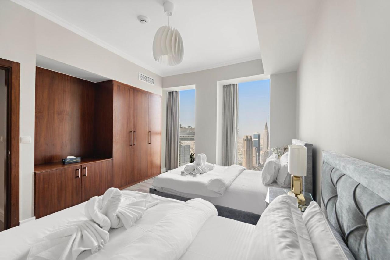 First Class 3Br With Full Burj Khalifa And Fountain View Dubai Exterior foto