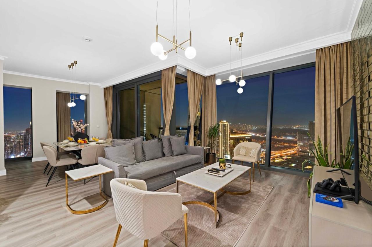 First Class 3Br With Full Burj Khalifa And Fountain View Dubai Exterior foto